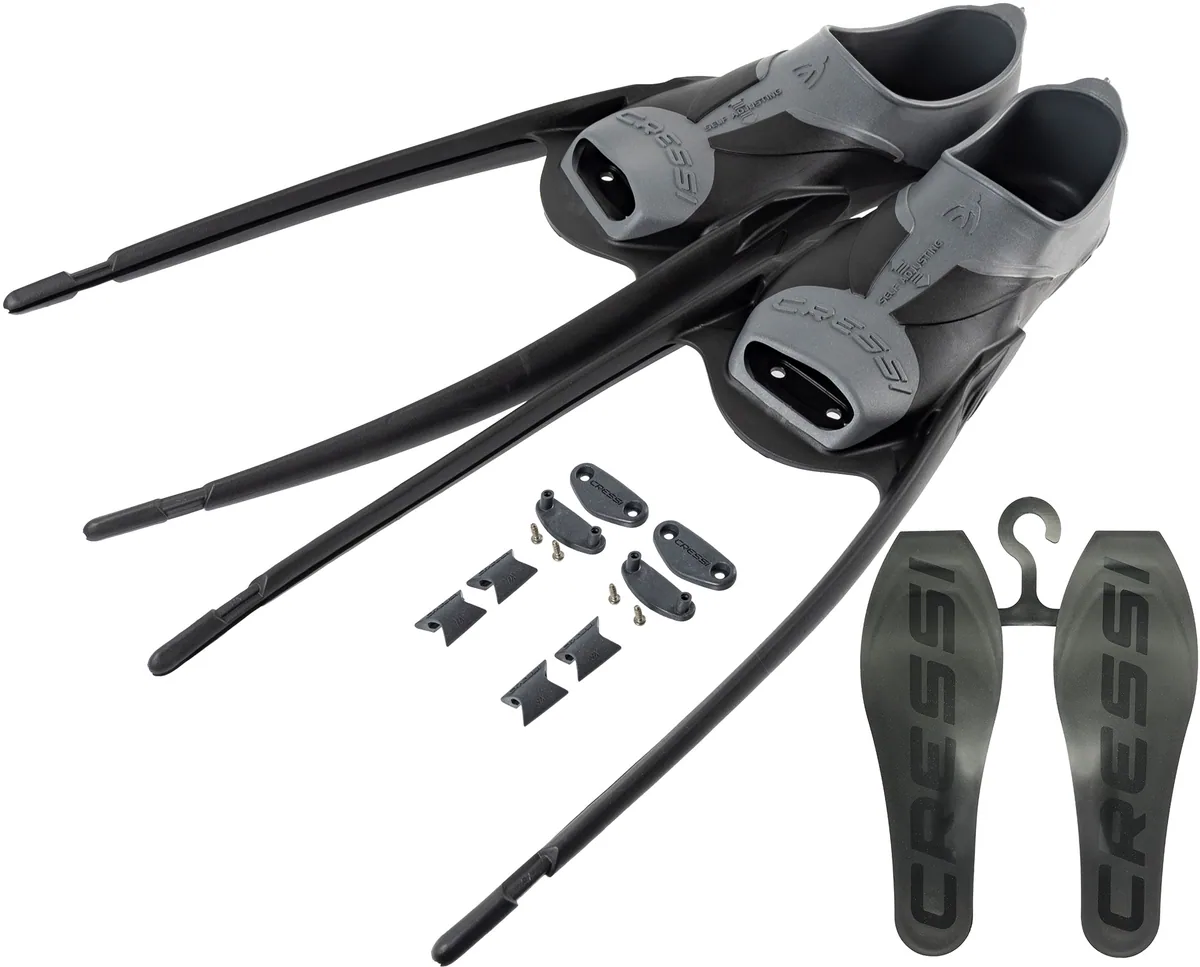 Cressi Gara Modular Foot Pocket, Apnoe-Flossen