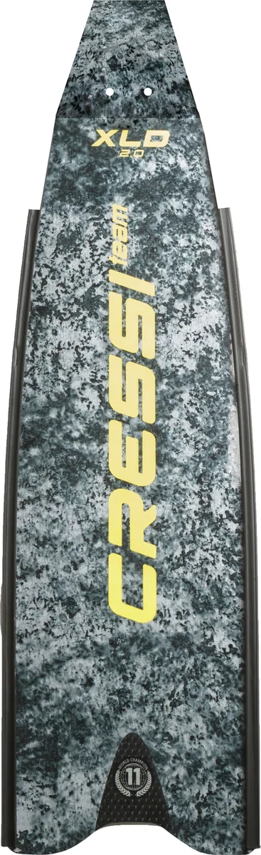 Cressi Gara Modular Carbon Blade XLD (grey camo) [1 pc], Apnoe-Flossen