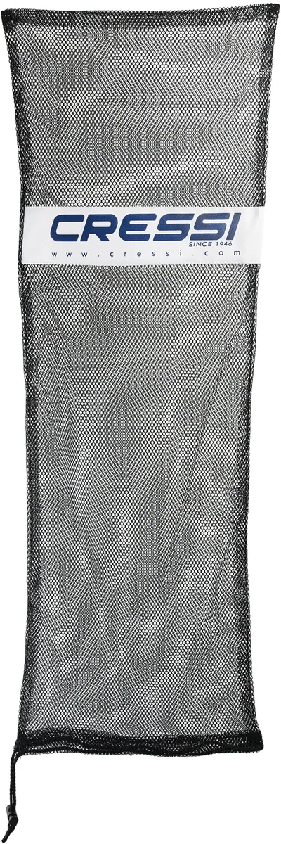 Cressi Net Bag for Fins (black/blue) [75 cm - 29.5 in], Tauchflossen