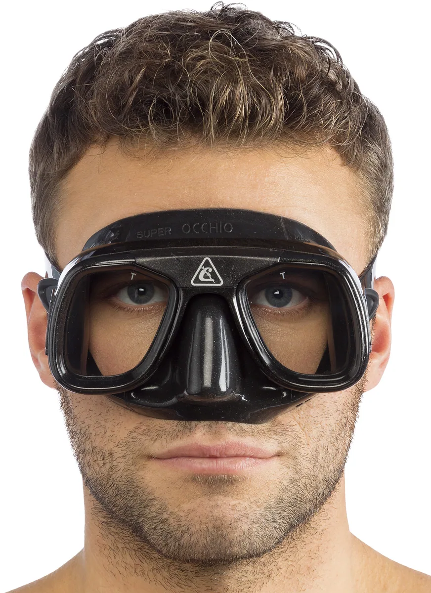 Cressi Superocchio (black/black), dive masks – view 5