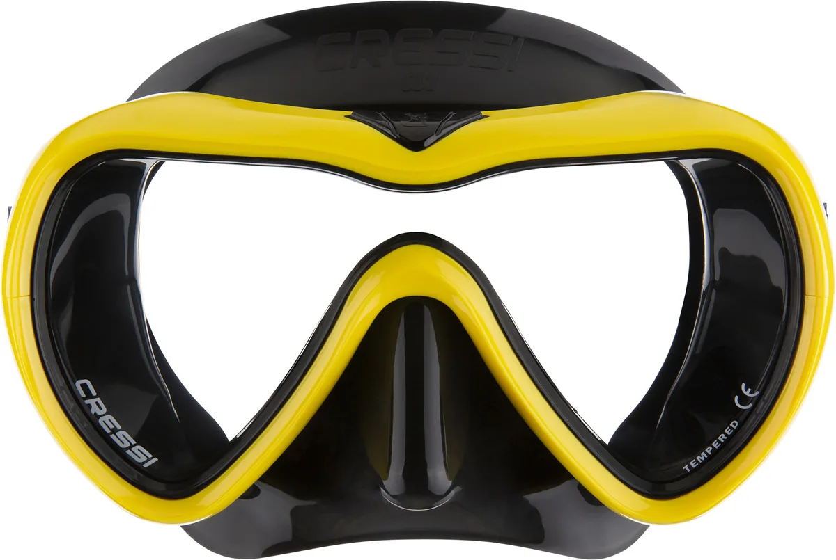 Cressi A1 (black/yellow - anti-fog lens), Tauchmasken – Ansicht 2