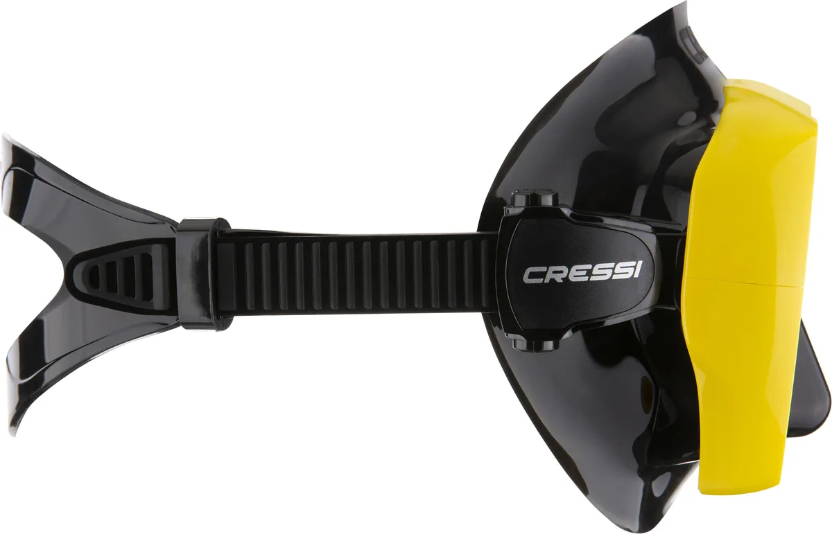 Cressi A1 (black/yellow - anti-fog lens), Tauchmasken – Ansicht 3
