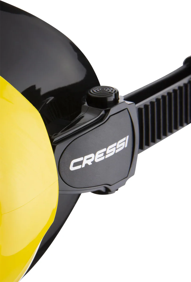 Cressi A1 (black/yellow - anti-fog lens), Tauchmasken – Ansicht 4