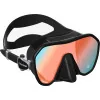Cressi Z2 (black - UV 380 blue lens/orange reflextion), máscaras de buceo