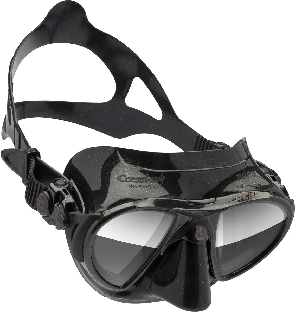 Cressi Nano (black/black) (spectra lens), Tauchmasken