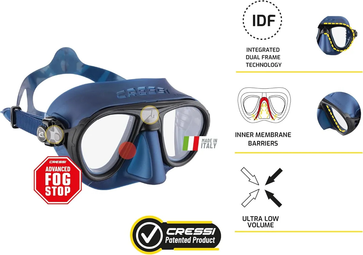 Cressi Calibro, masques de plongée – vue 6