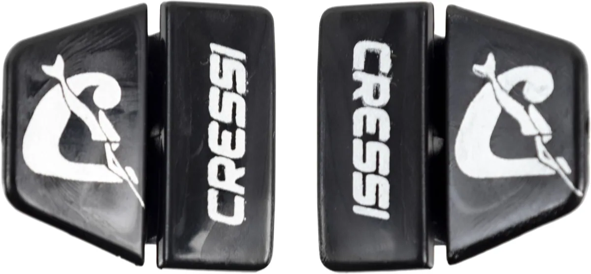 Cressi Buckles (black) for Onda/Ondina/Perla/Piumetta/Sirena/Sirenetta, Ersatzteile & Zubehör