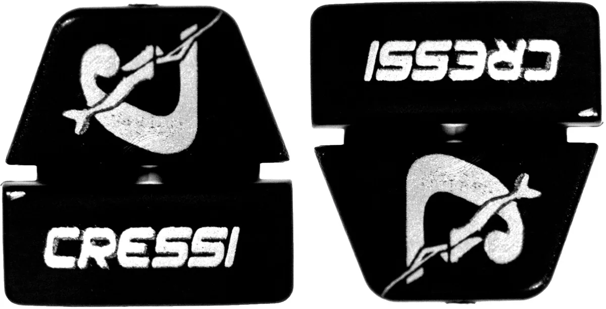 Cressi Buckles (black) for Onda/Ondina/Perla/Piumetta/Sirena/Sirenetta, pièces & accessoires – vue 5