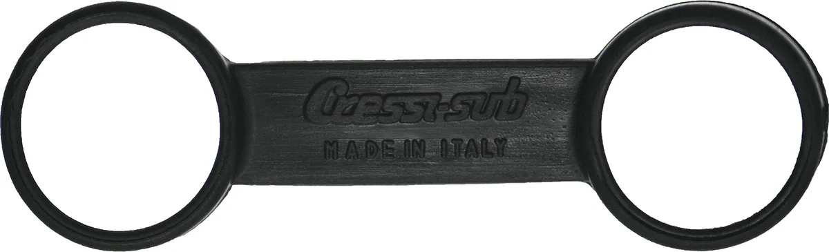 Cressi Snorkel Keeper for California/Gringo (black), Schnorchel