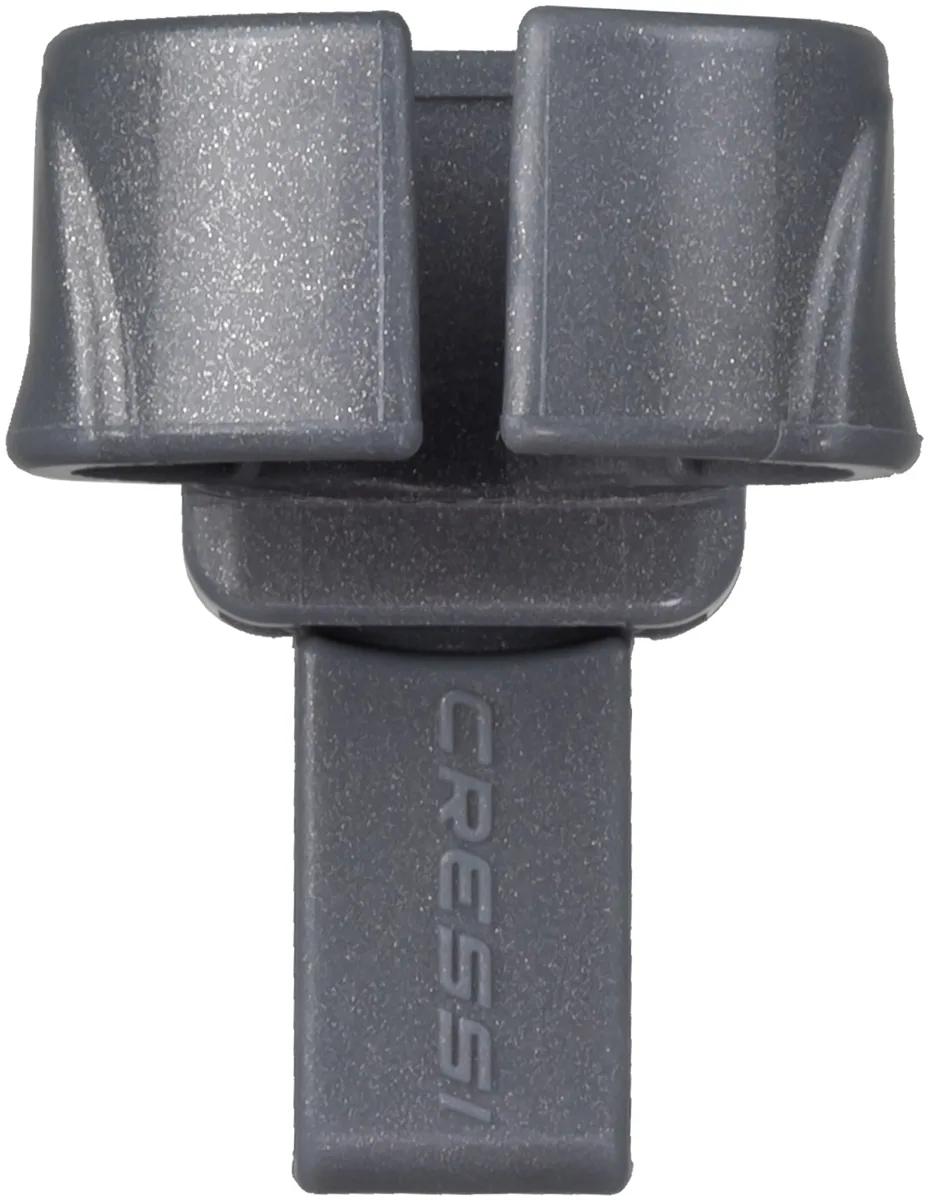Cressi Snorkel Keeper for Alpha Ultra Dry/Beta/Itaca/Corfù (grey), tubas – vue 2