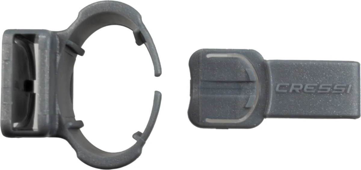 Cressi Snorkel Keeper for Alpha Ultra Dry/Beta/Itaca/Corfù (grey), tubas – vue 5