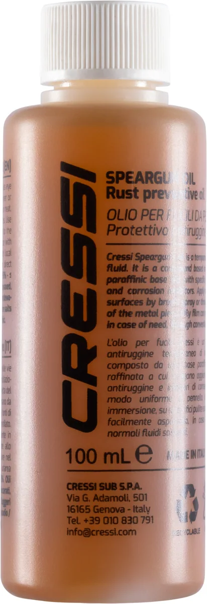 Cressi Pneumatic Speargun Oil, Harpunen & Speerguns
