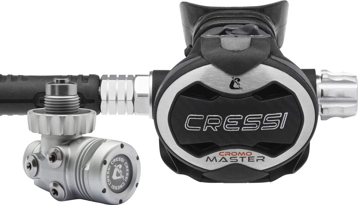 Cressi T10-SC Cromo / Master Cromo, equipos de regulador