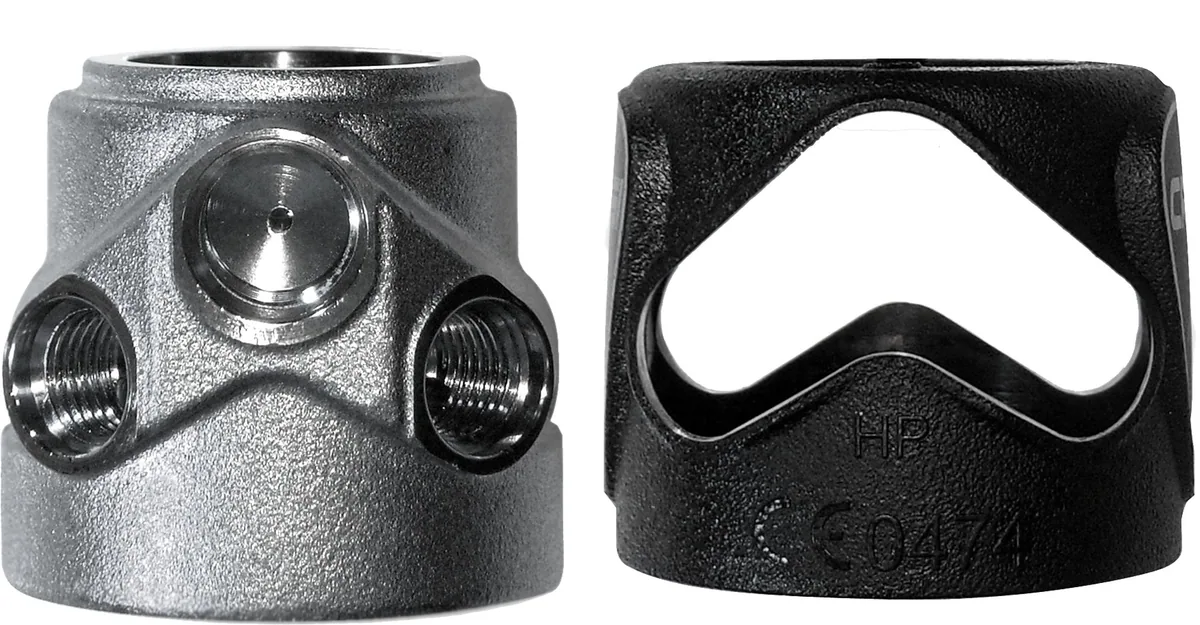 Cressi MC9-SC 1st stage INT, botellas de etapa y deco – vista 5