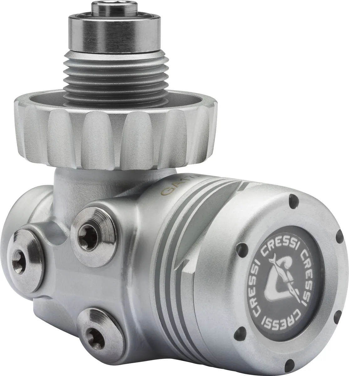 Cressi T10-SC Cromo DIN 1st stage only, stage & deco cylinders – view 2