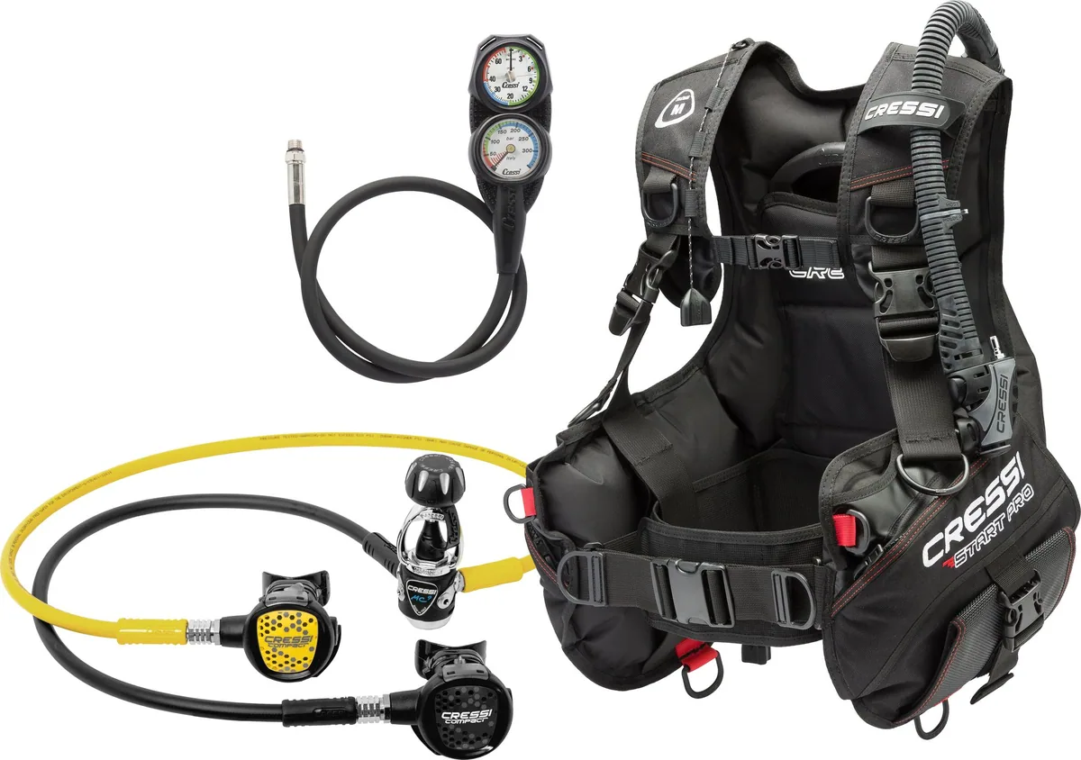Cressi Start Pro Scuba Set DIN, Atemregler - Sets