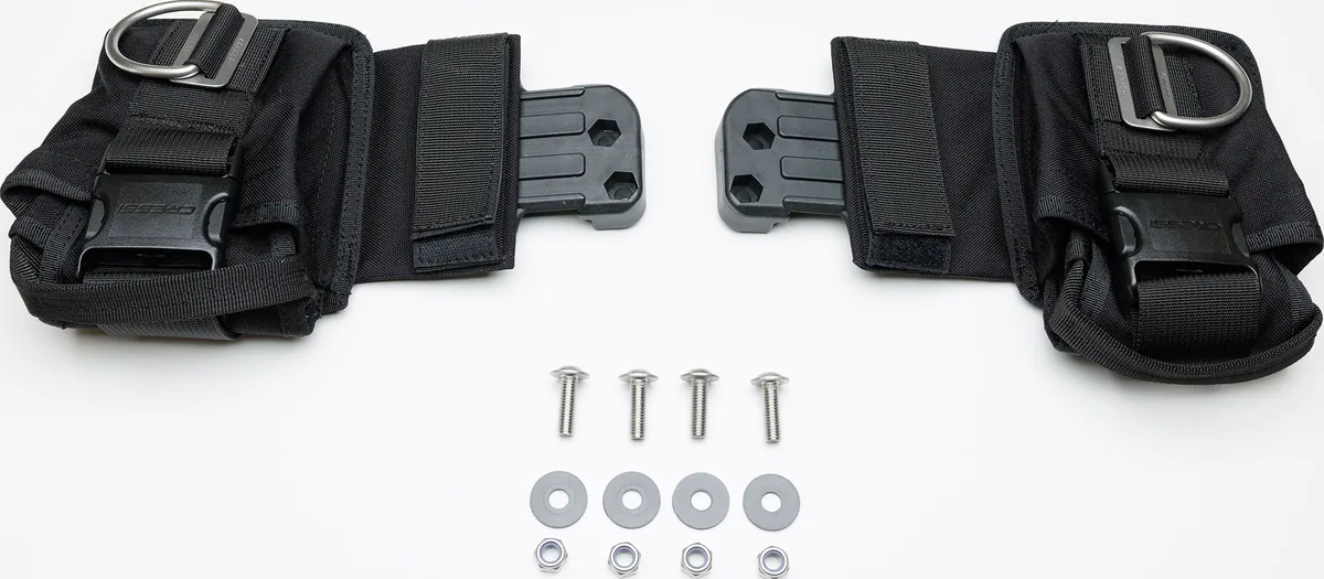 Cressi Aquawing Modular Weight Pocket System Kit, plombs & ceintures – vue 2