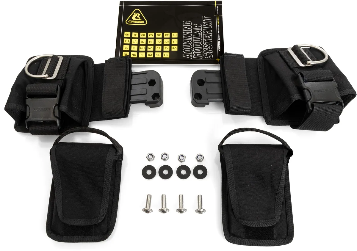 Cressi Aquawing Modular Weight Pocket System Kit, plombs & ceintures – vue 3