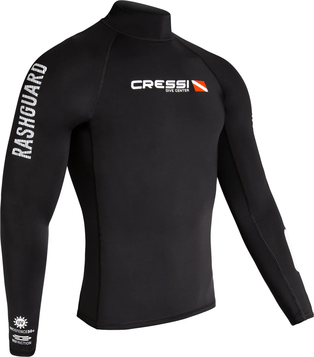 Cressi Rash Guard Long Sleeve Man (black dive center) [XXXL/7 (58), snorkels – view 3