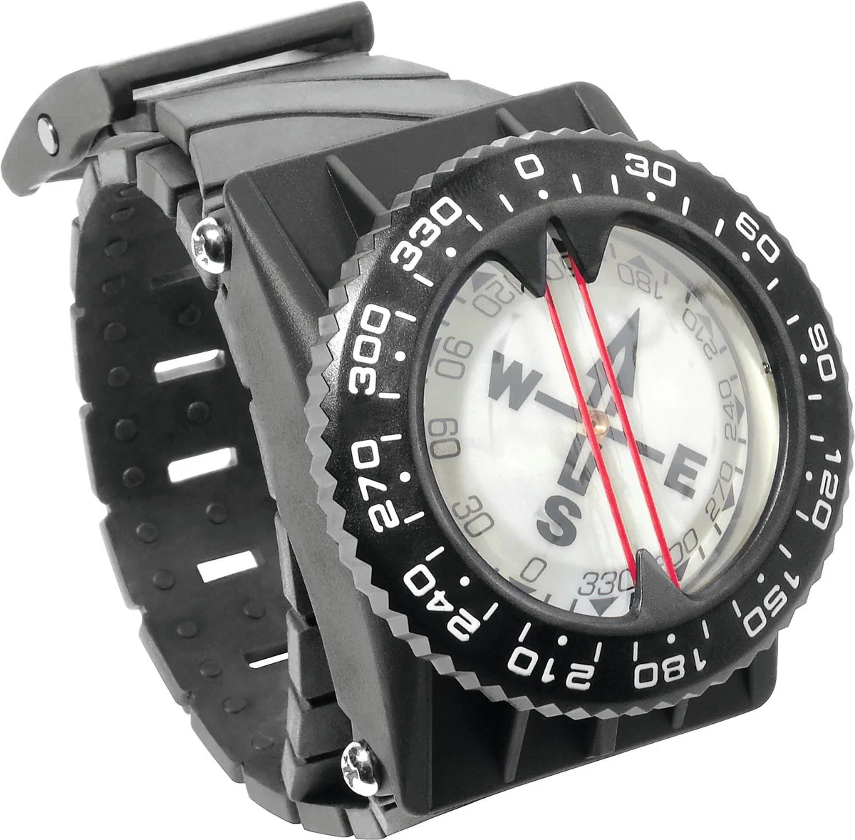 Cressi Compass w/ Strap and Hose Mount, Kompass