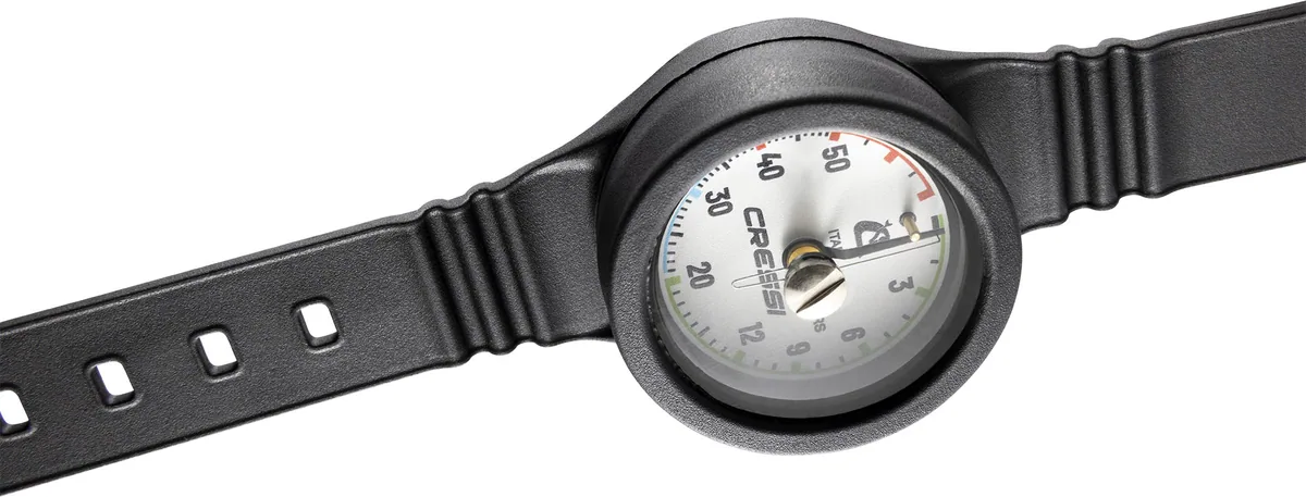 Cressi Wrist Depth Gauge (white) [metric], manómetros