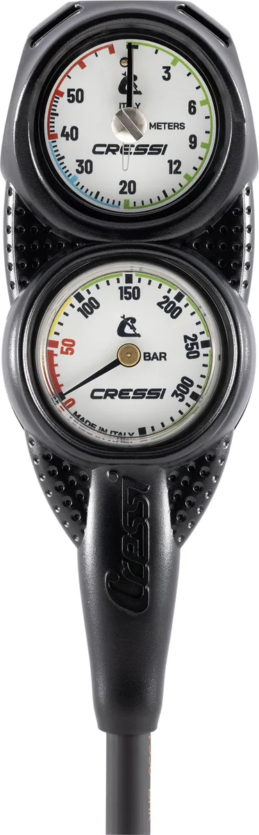 Cressi MiniConsole DP2 (Vale 300 C white dial) [metric], jacket bcds