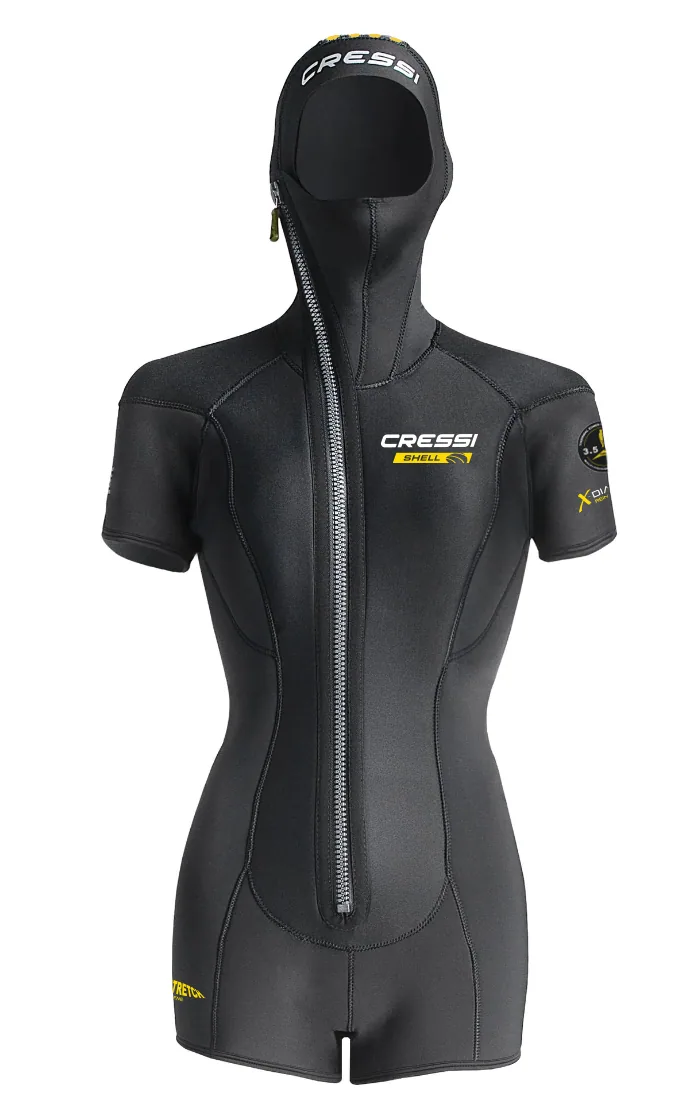 Cressi Shell Jacket 5mm Lady, trajes húmedos