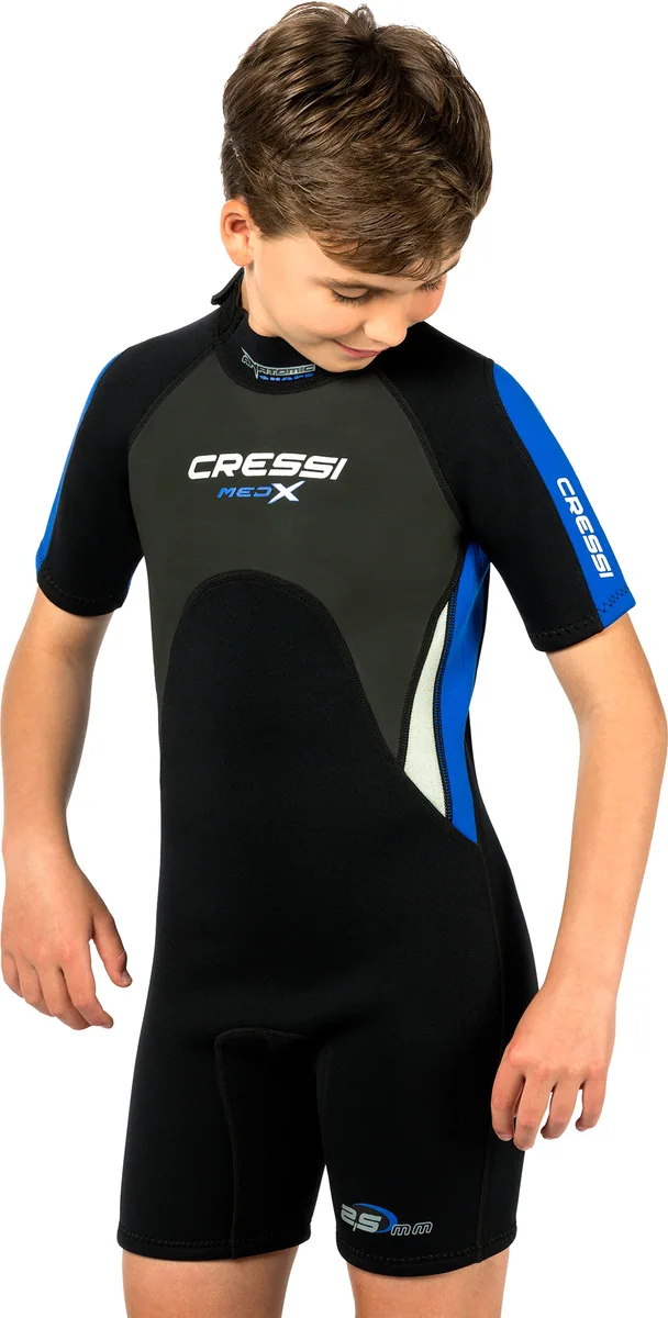 Cressi Med X 2.5mm Junior (black/blue) [XS], trajes húmedos – vista 4