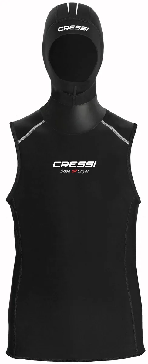 Cressi Base Layer Hooded Vest 2.5/5mm Man, Nassanzug