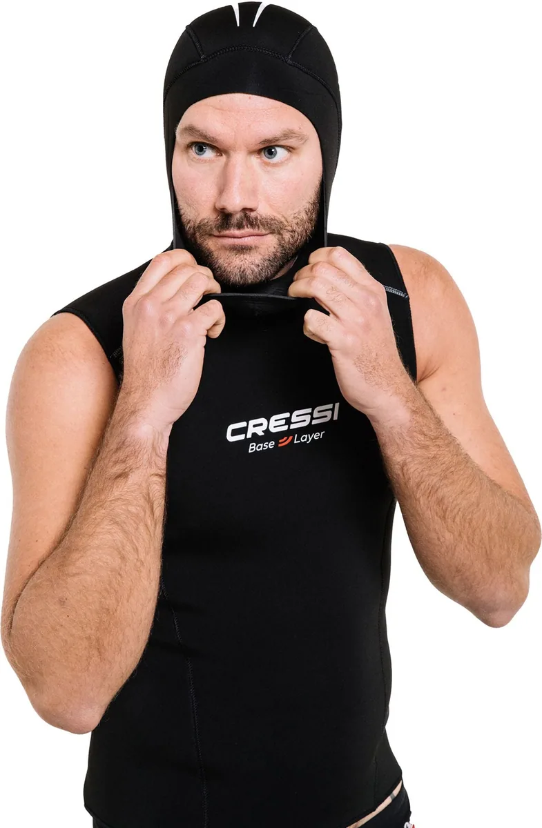 Cressi Base Layer Hooded Vest 2.5/5mm Man, combinaisons humides – vue 2