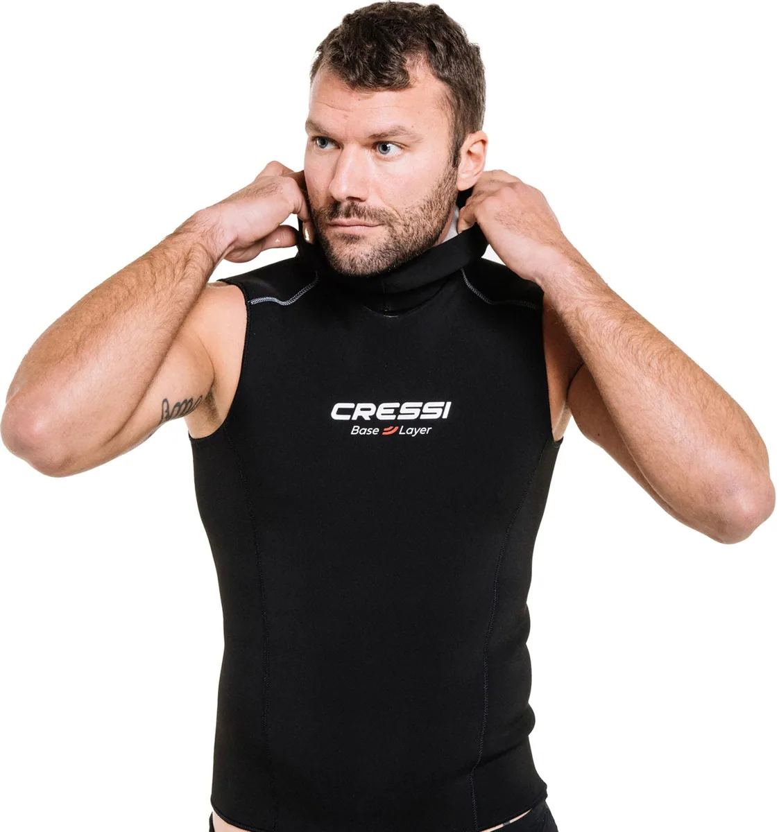 Cressi Base Layer Hooded Vest 2.5/5mm Man, combinaisons humides – vue 4