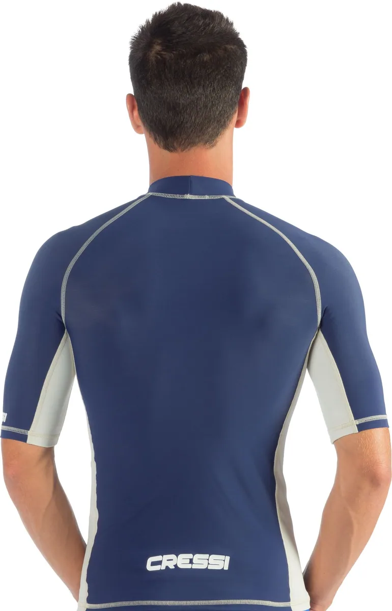 Cressi Rash Guard Long Sleeve Man (blue/white) [XL+, tubas – vue 3