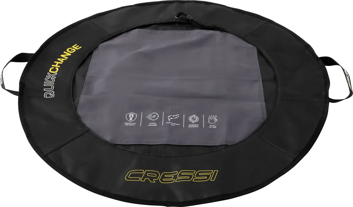Cressi Quickchanging Mat (black/yellow), trajes húmedos – vista 5
