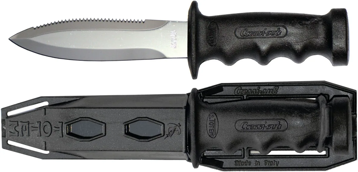 Cressi Supertotem, coltelli e taglierini – vista 2