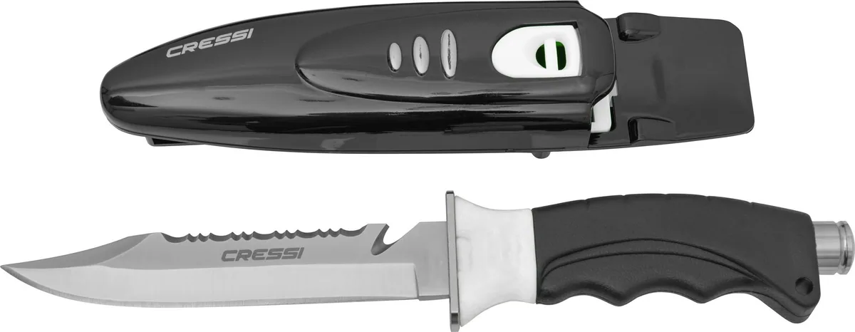 Cressi Borg (grey) [pointed tip], Tauchermesser & Cutter
