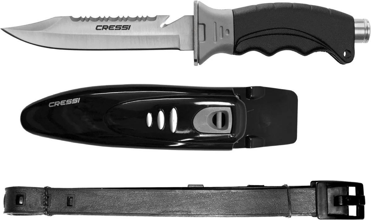 Cressi Borg (grey) [pointed tip], cuchillos y cortadores – vista 2