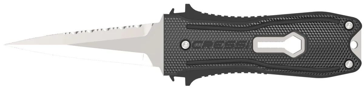 Cressi Snake (black), Tauchermesser & Cutter