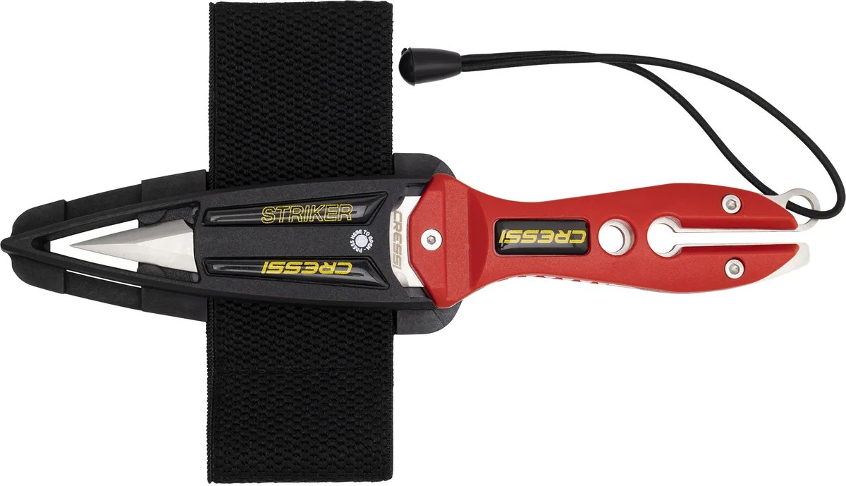 Cressi Striker (red), cuchillos y cortadores