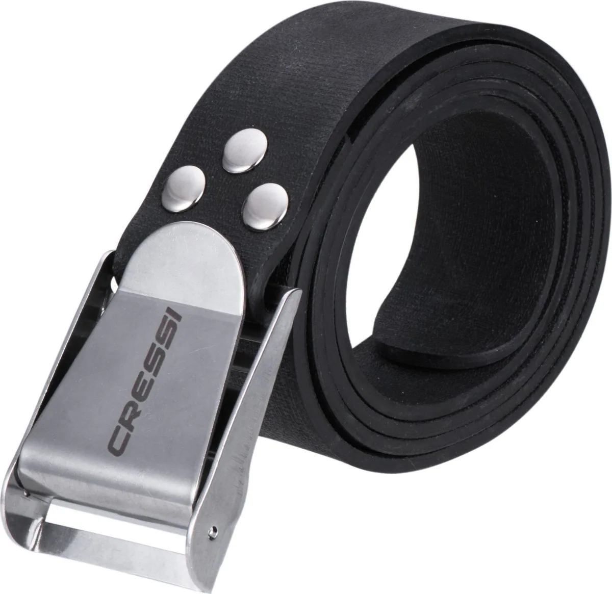Cressi Malta Quick-Release Elastic Belt w/ Metal Buckle (black), zavorre e cinture – vista 4