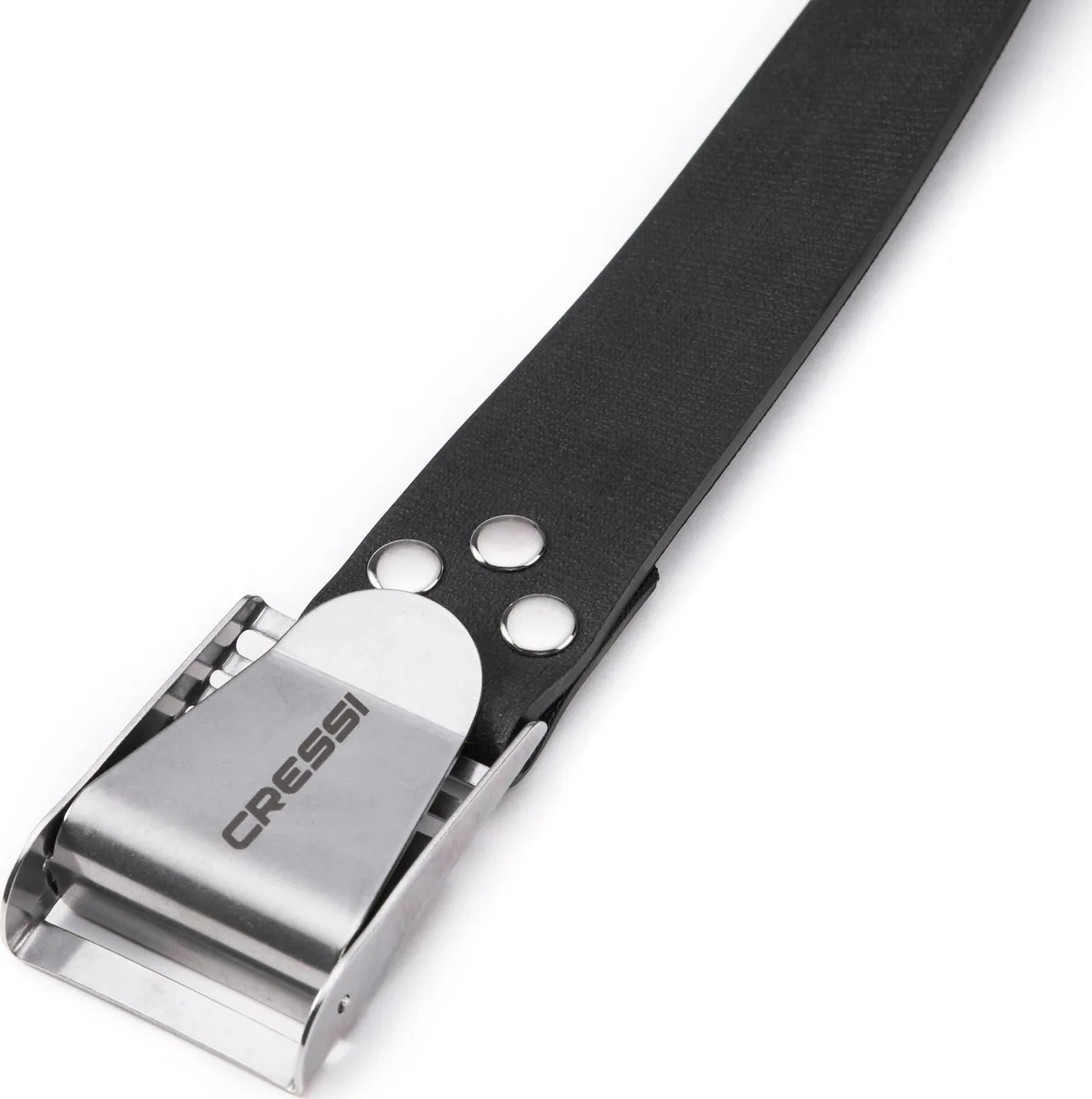 Cressi Malta Quick-Release Elastic Belt w/ Metal Buckle (black), zavorre e cinture – vista 6