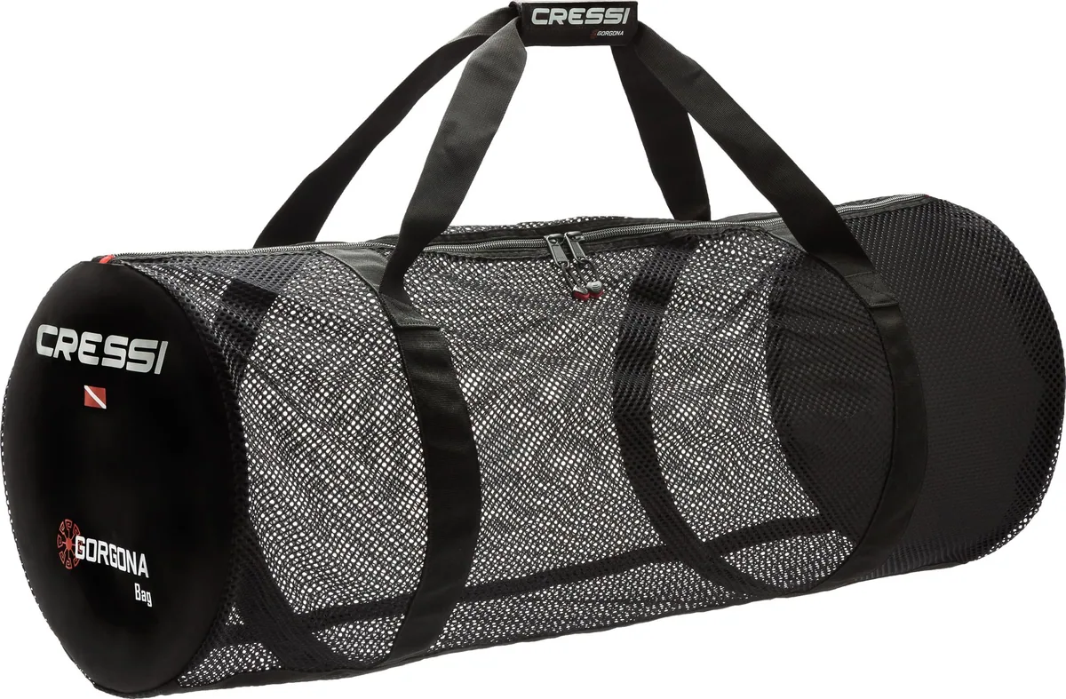 Cressi Gorgona (black), Taschen & Transport