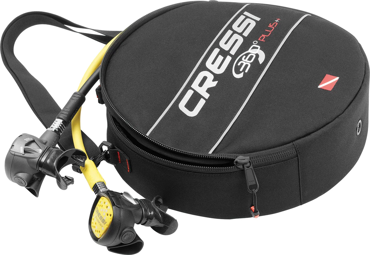 Cressi 360 Regulator Bag (black/red), regulator sets