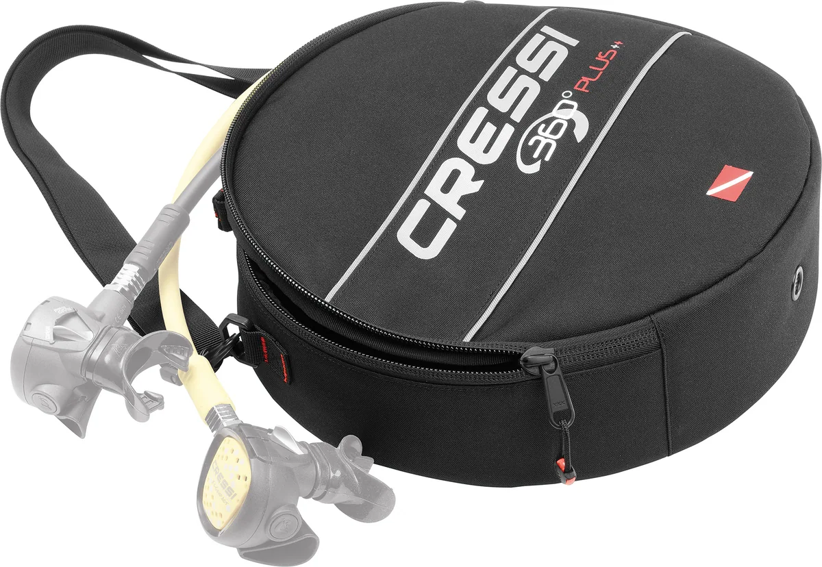 Cressi 360 Regulator Bag (black/red), equipos de regulador – vista 2