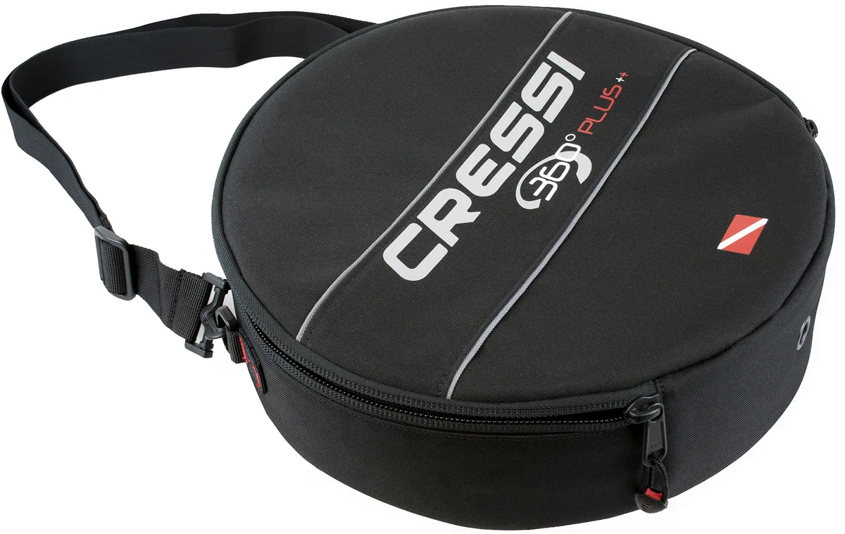 Cressi 360 Regulator Bag (black/red), equipos de regulador – vista 3