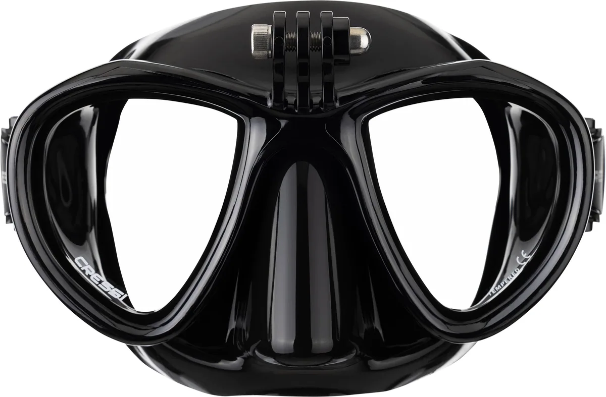 Cressi Metis Action (black/black), maschere subacquee – vista 2