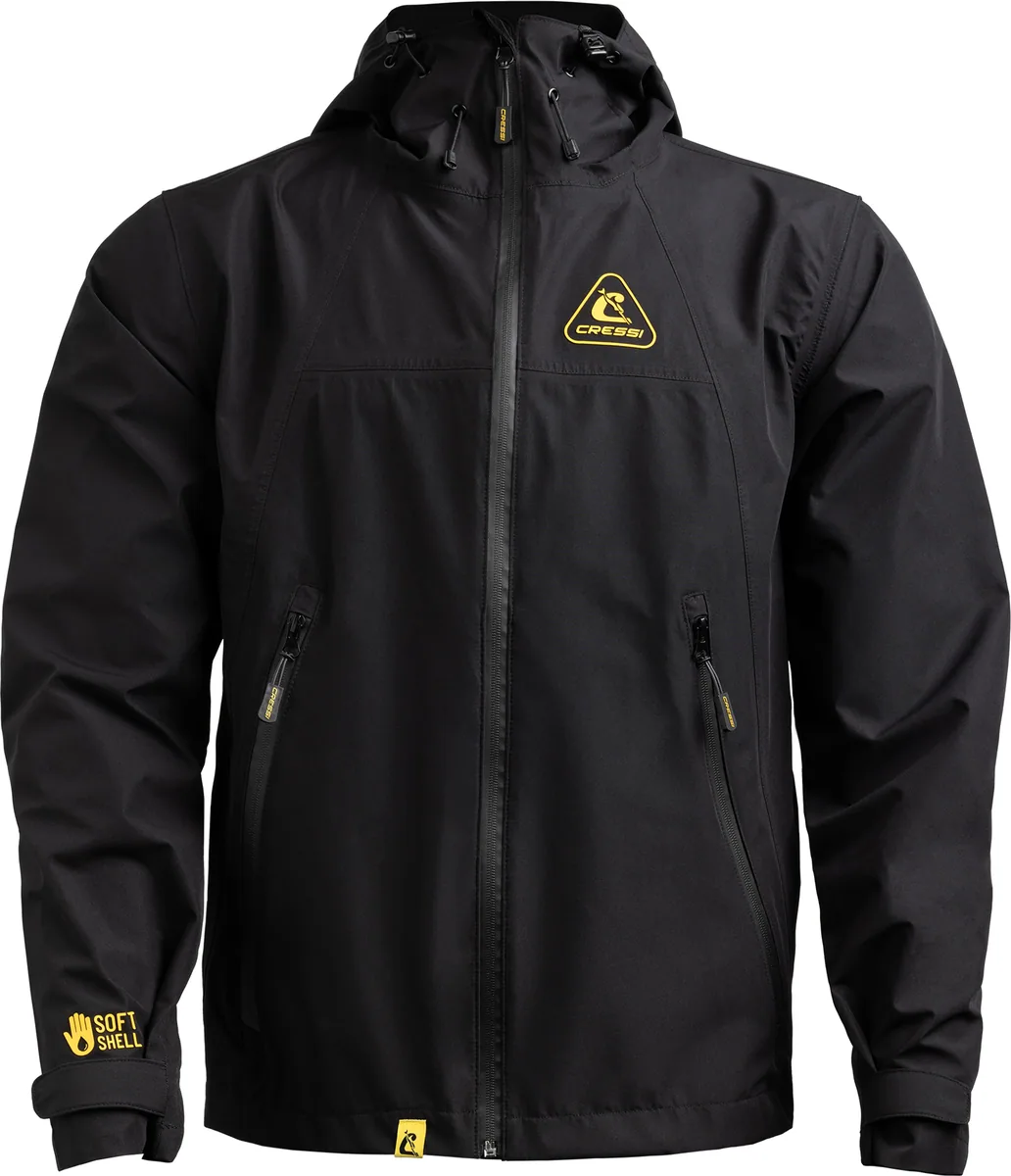 Cressi Hooded Shell Jacket Unisex, chalecos tipo jacket – vista 2