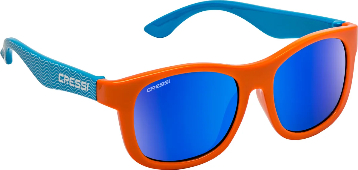 Cressi Teddy (waves/mirrored lens blue) [3/5 age], gafas de sol