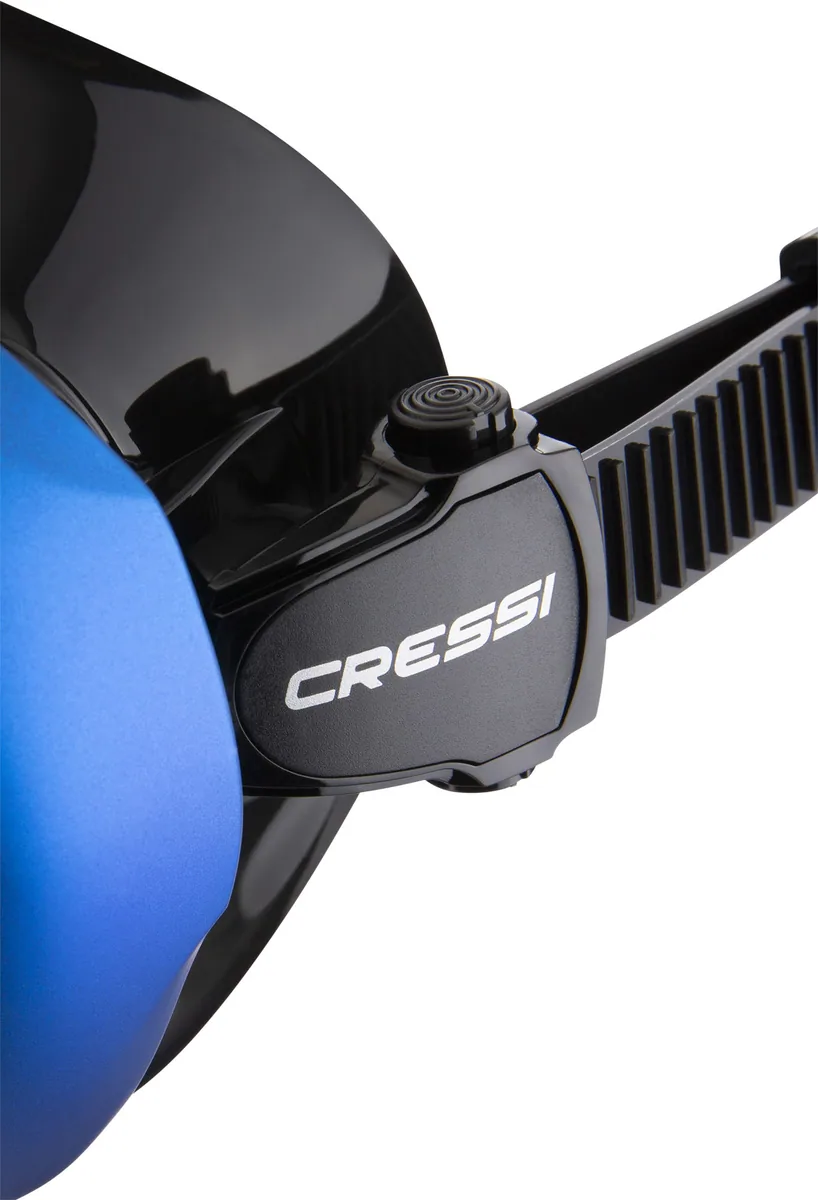 Cressi A1 (black/blue - clear lens), Tauchmasken – Ansicht 4