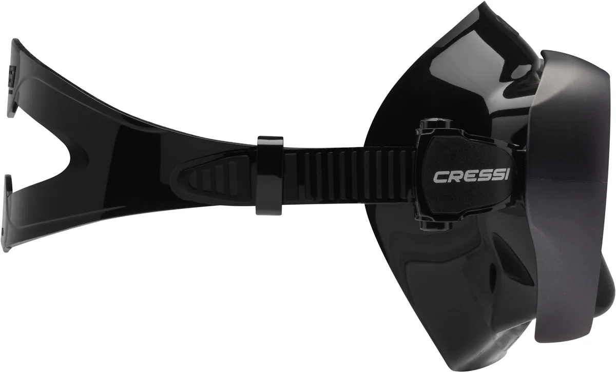 Cressi A1 (black/graphite - clear lens), dive masks – view 2