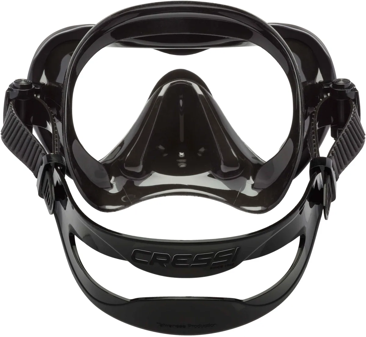 Cressi A1 (black/graphite - clear lens), dive masks – view 3